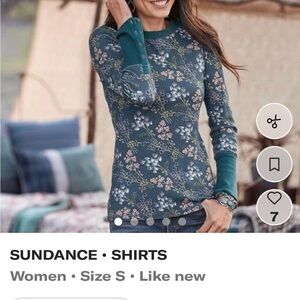 Sundance floral shirt
